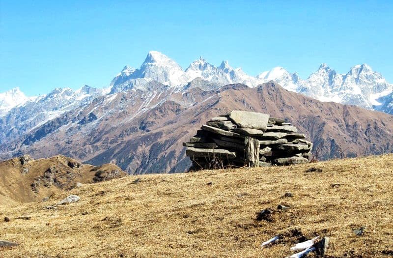 View of Chandrakhani Pass Trek