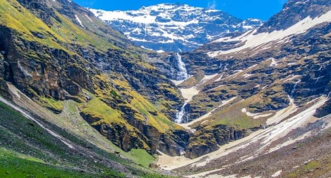 View of Rupin Pass Trek