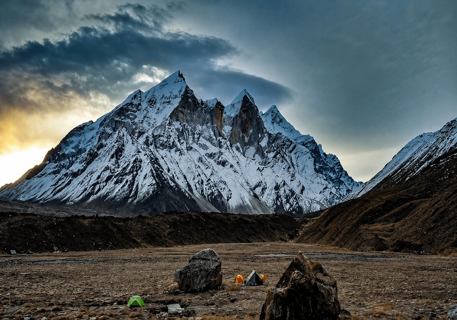 View of Gaumukh Tapovan Trek